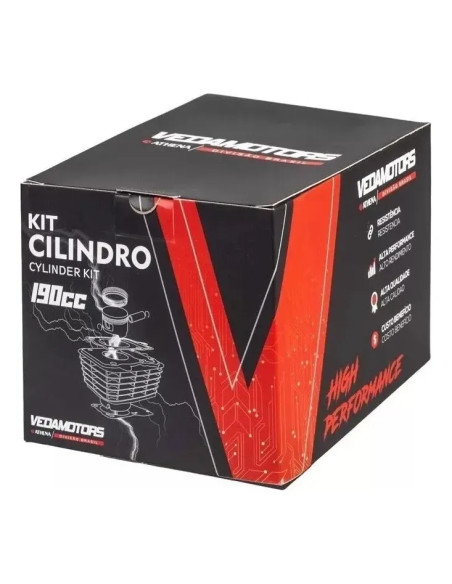 Kit Cilindro Y Piston Honda Cg 190 (04-08) Nxr 150 Bros (04-09) Crf 150  (11-15)