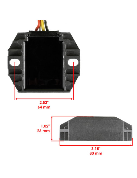 Regulador De Voltaje Yamaha Yfz450 Carbu L/v
