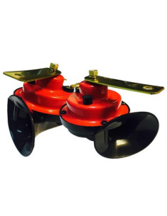 Kit De Bocinas Utv Par Cornetas Con Cable + Tecla