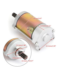 Burro De Arranque Gamma 500 600 Cforce Zforce Cfmoto