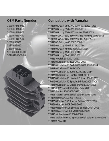 Regulador De Voltaje Grizzly / Raptor