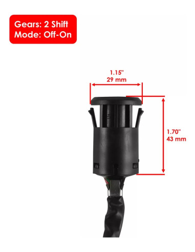 Llave De Contacto Honda Recon 250 (4  Cables)