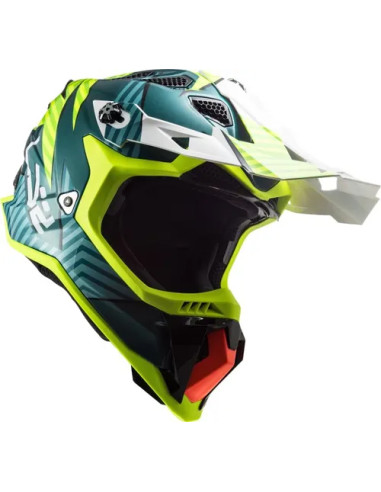 Casco Mx Ls2 700 Subverter Evo Astro Amarillo/verde Xxl