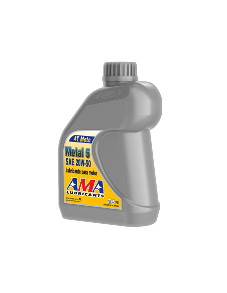 Aceite Ama 20w50 Mineral Metal 5 4t
