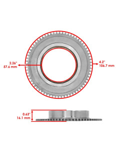 Conjunto Bendix Y Corona Yamaha Raptor 90